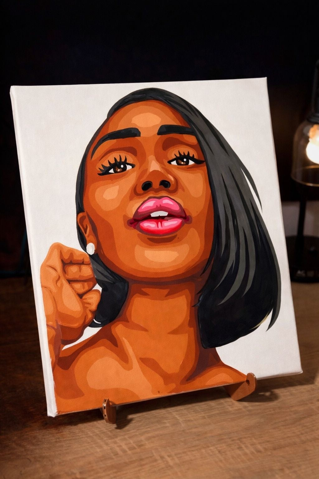 Portait personnalisé sur toile 40CMx50CM