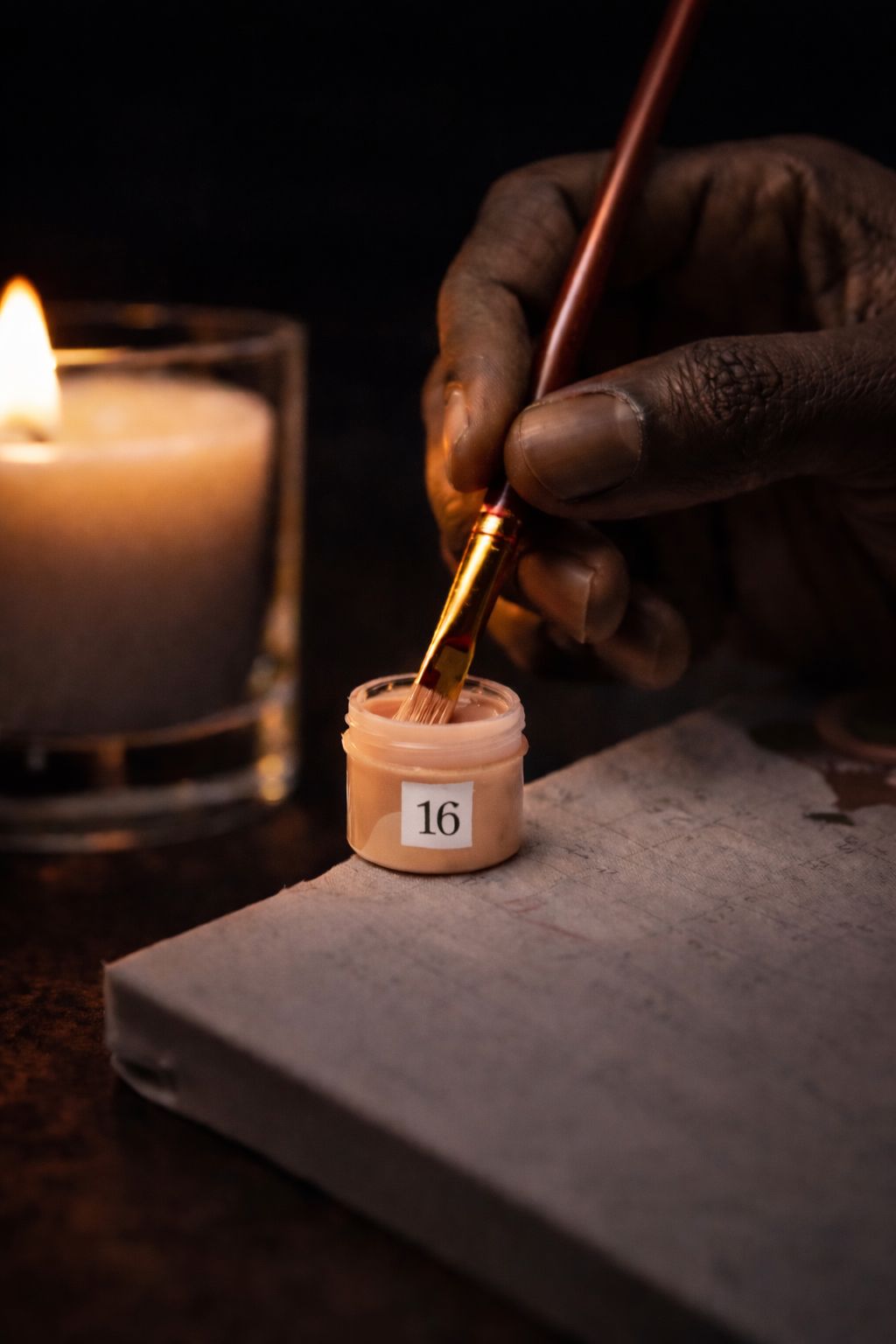 Portait personnalisé sur toile 40CMx50CM